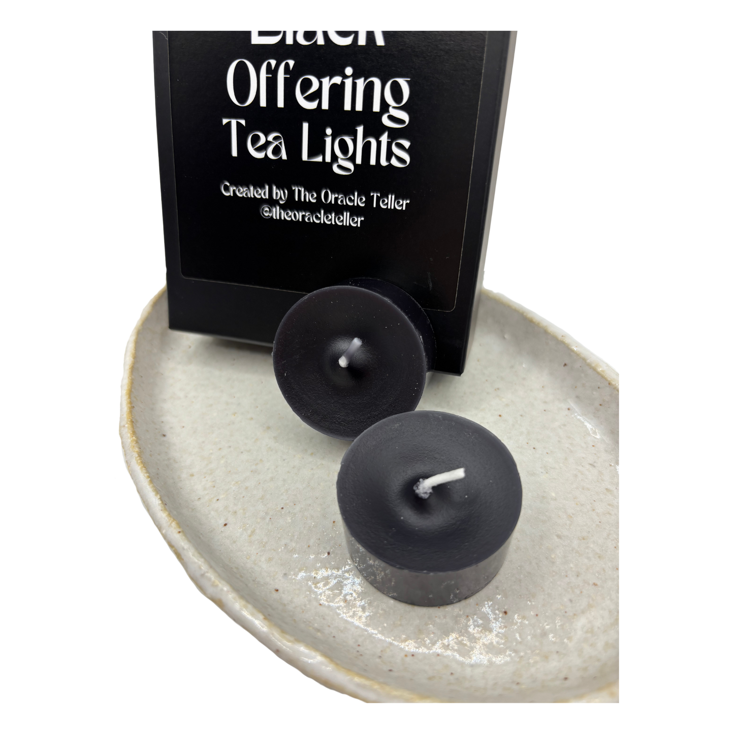 Black Offering Tea Lights