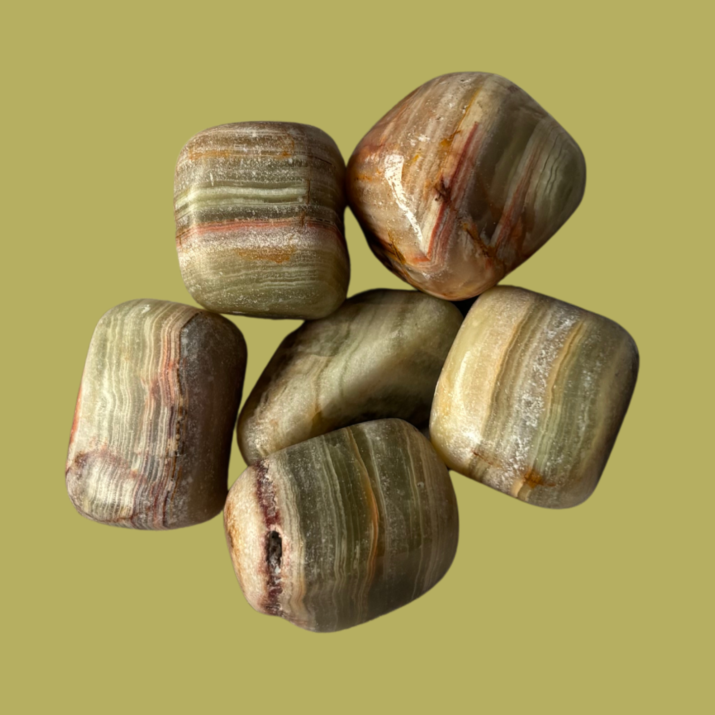 Green Onyx Tumbled Stone