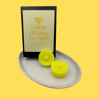 Yellow Offering Tea Lights