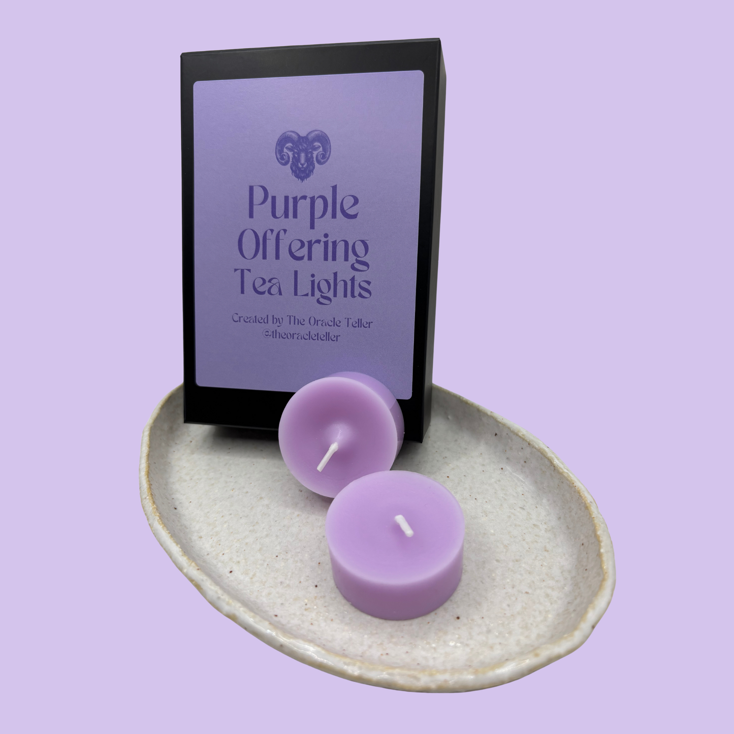 Purple Offering Tea Lights