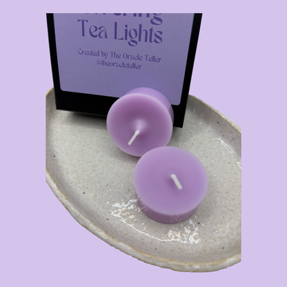 Purple Offering Tea Lights