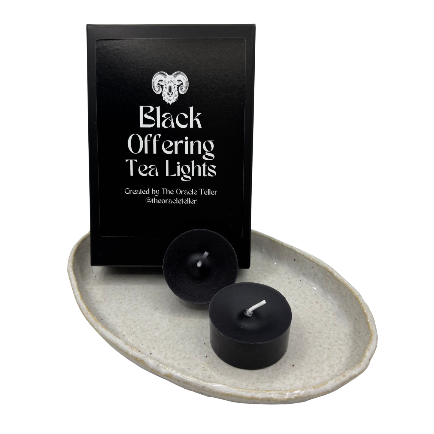 Black Offering Tea Lights