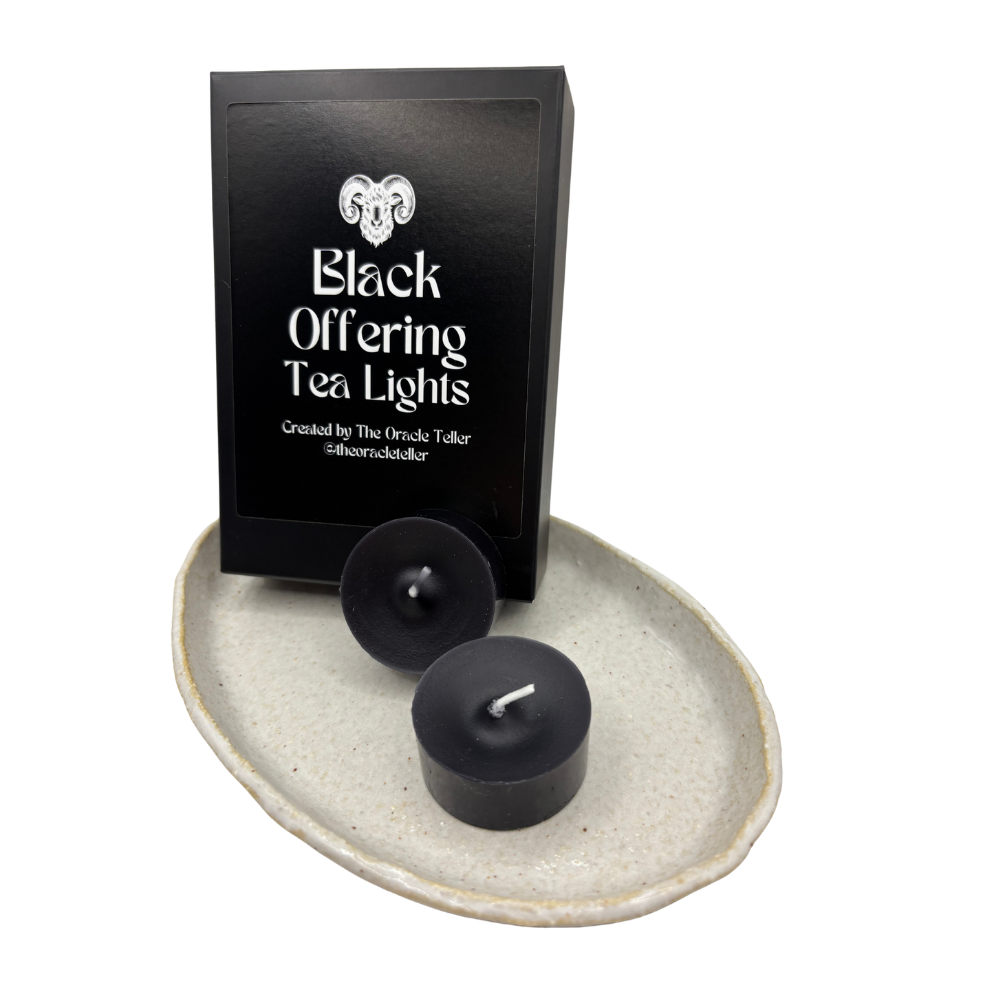Black Offering Tea Lights