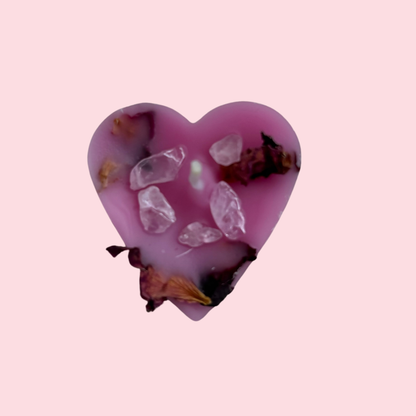 Crystal Heart Tea Lights