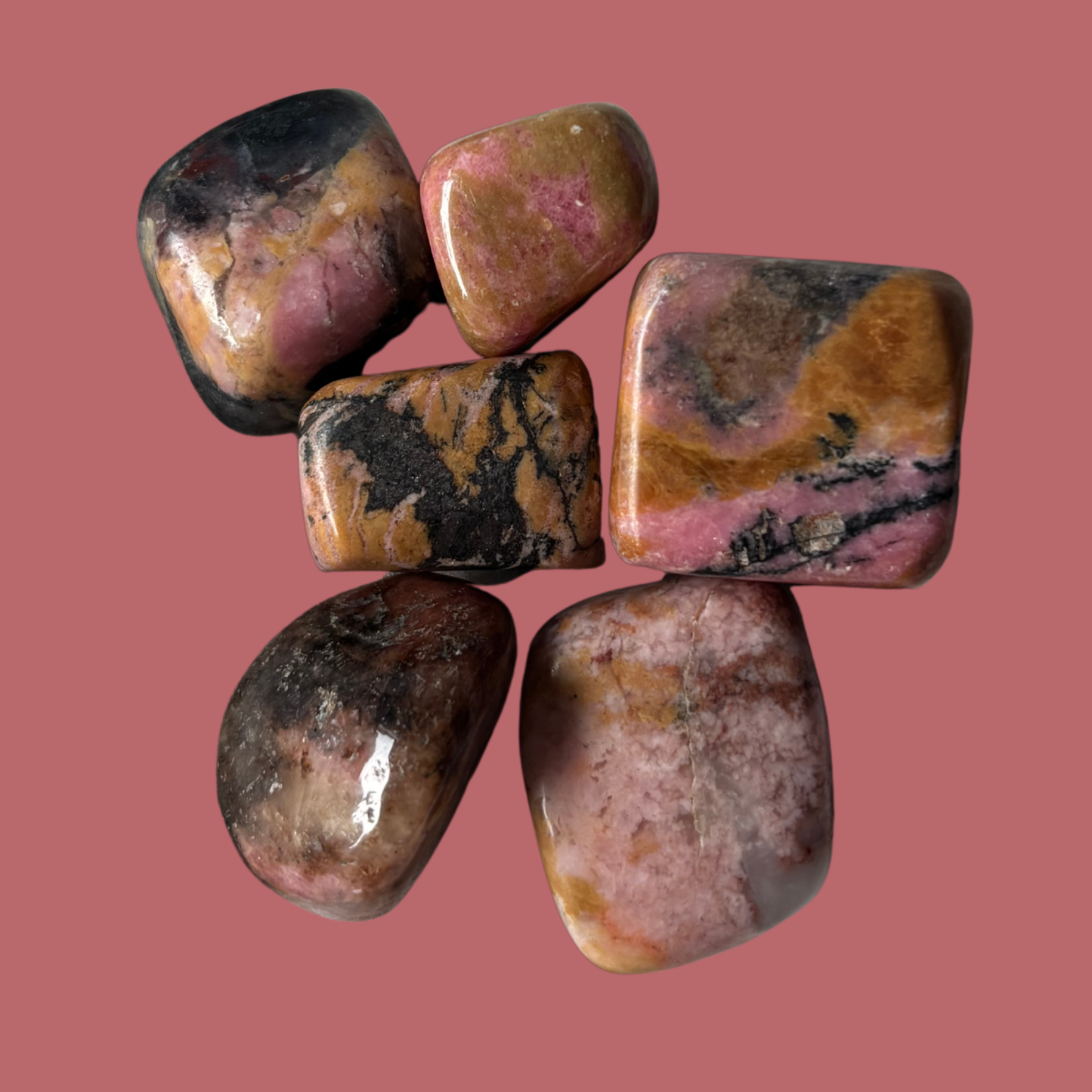 Rhodonite Tumbled Stone