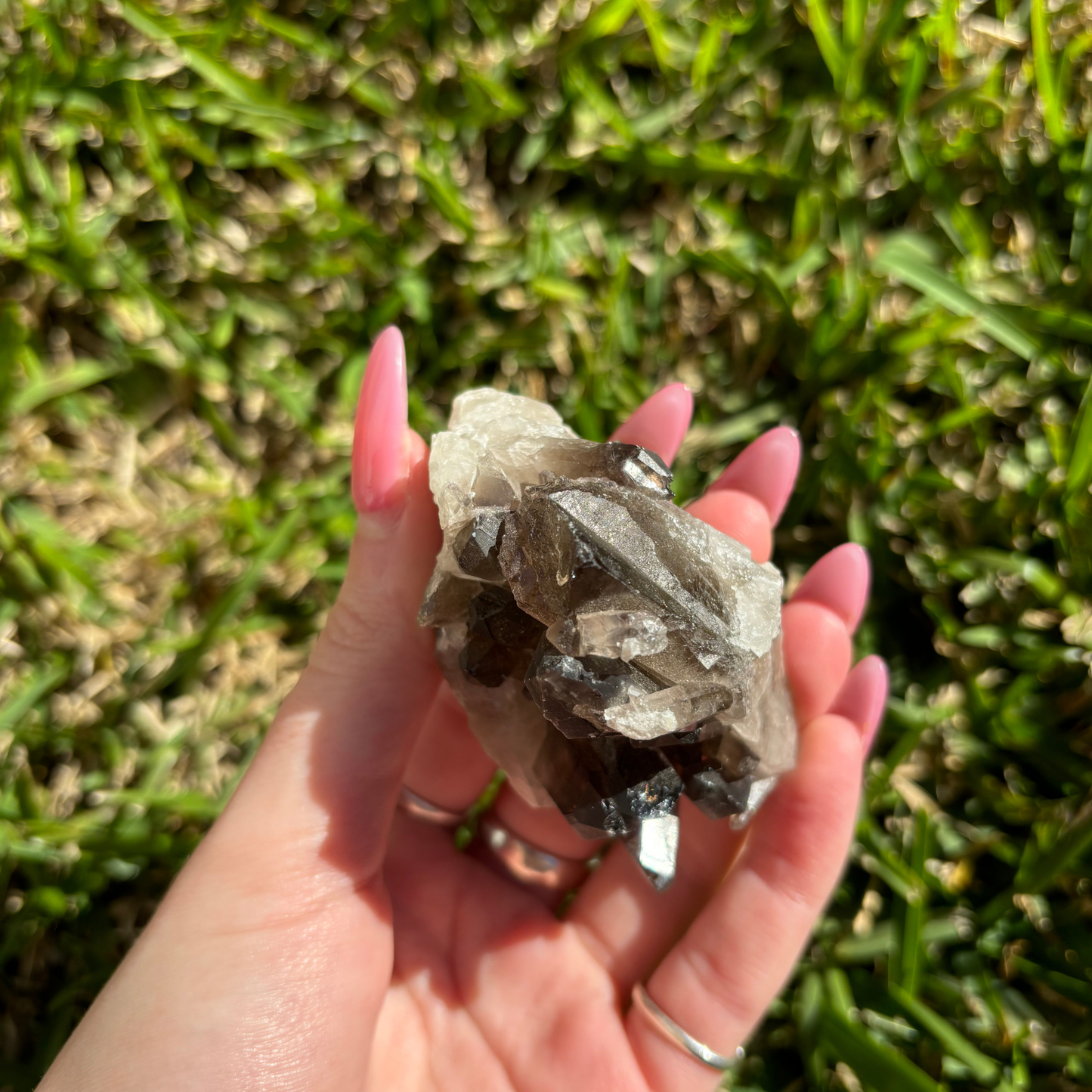 Smokey Quartz Cluster
