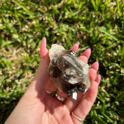 Smoky Quartz Cluster